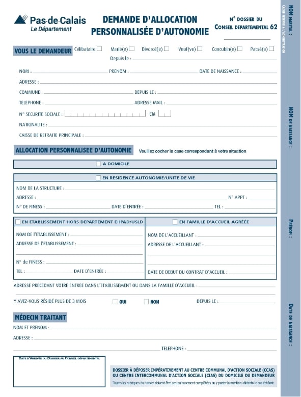 Formulaire APA